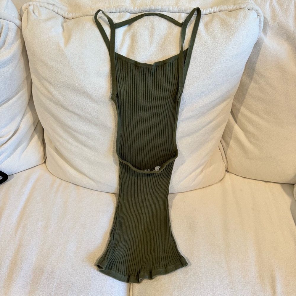 Isabelle Quinn ribbed mini dress 100% cotton